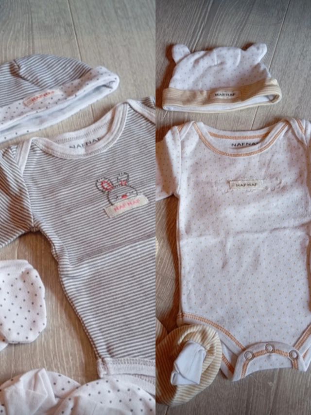 2x Conjunto recién nacido