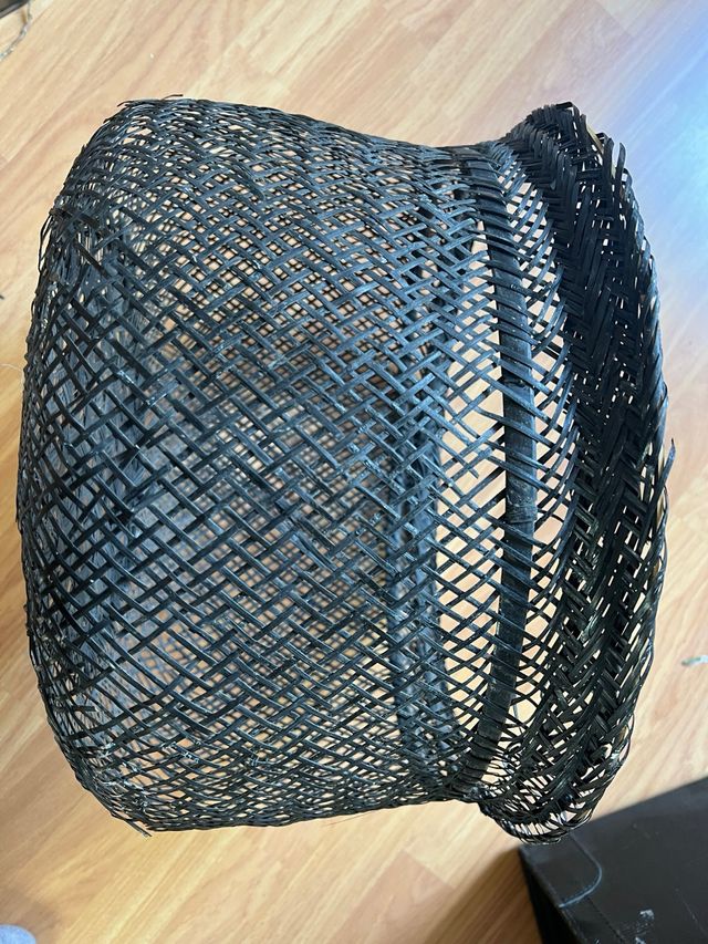 Macetero fibra negra