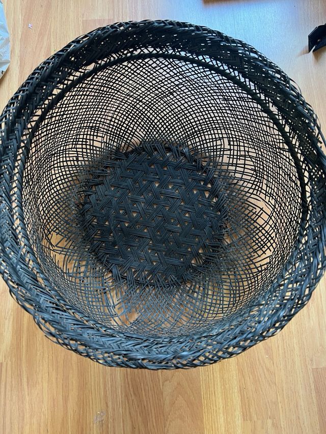 Macetero fibra negra