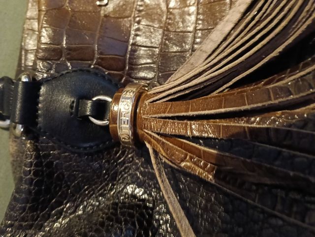 Bolso piel degradado efecto desgastado 