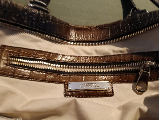 Bolso piel degradado efecto desgastado 