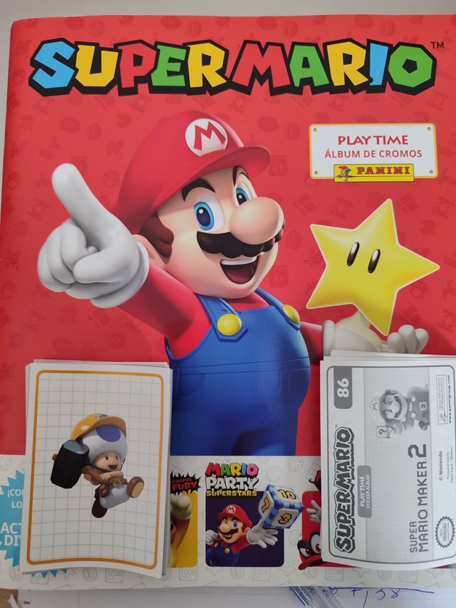 Cromos Super Mario Play Time