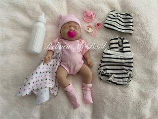 Bebé minireborn silicona 20 cm