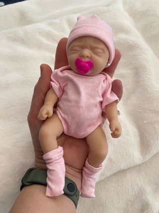 Bebé minireborn silicona 20 cm