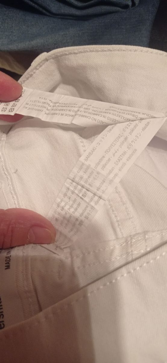 Pantalón blanco Super Skinny Fit