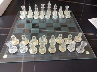 Scacchiera in vetro