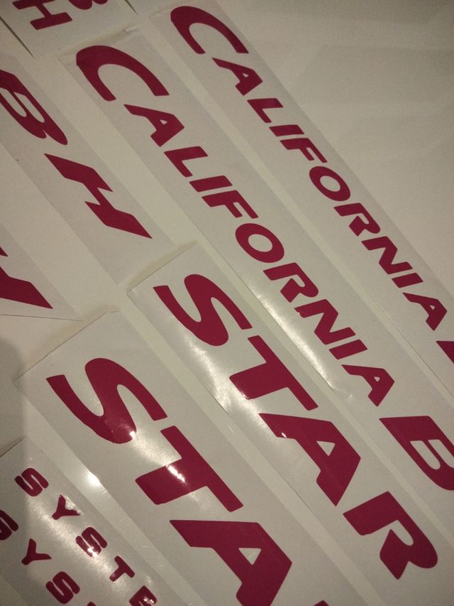 Adesivi BH California Star 3