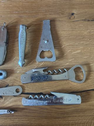 Lotto Cavatappi Coltellini Vintage Ferrarelle Coca