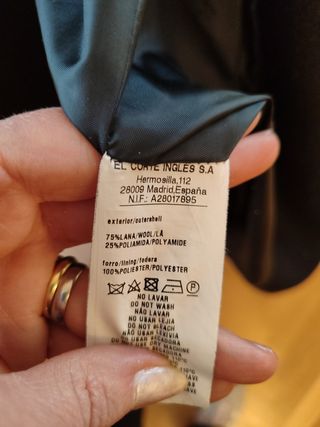 Abrigo La Petite Francaise de mujer 