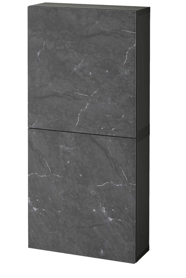 Puertas Mueble Besta Ikea Negro marmol