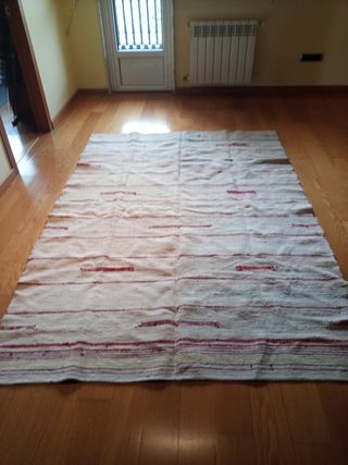 Manta de trapos antigua