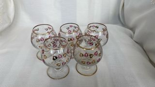 Lote copas cognac vintage