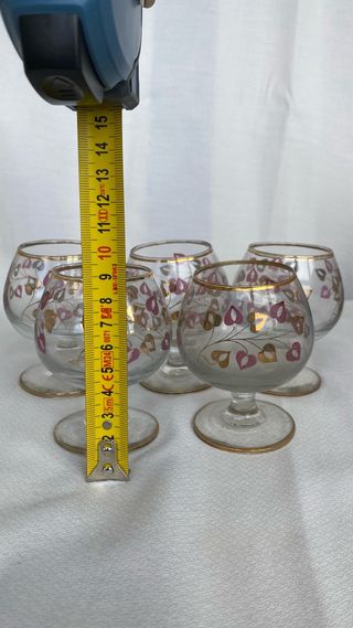 Lote copas cognac vintage