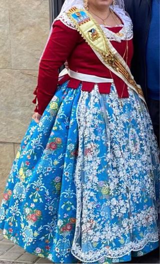 Traje fallera Sedica