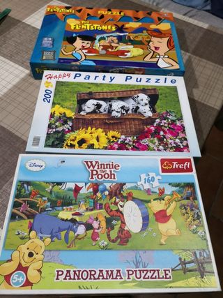 Lote 3 puzzles 160 200 y 260 piezas