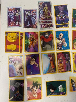 Dragon ball cromos pegatinas