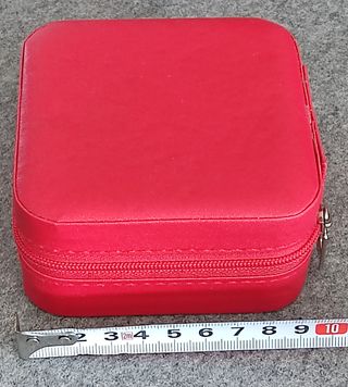 Joyero de viaje de piel sintética