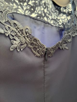 Vestido invitada azul