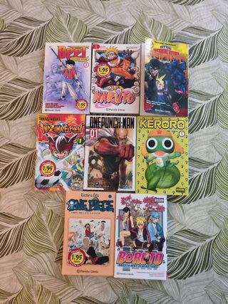 Lote de mangas primer tomo
