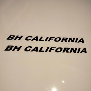 Pegatinas BH California negro mate
