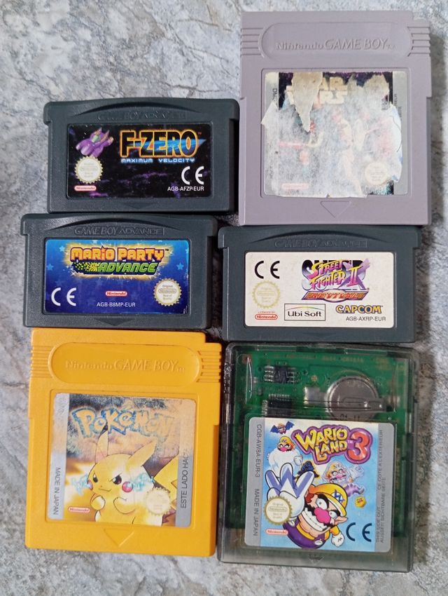 Juegos Game boy y Game boy advanced