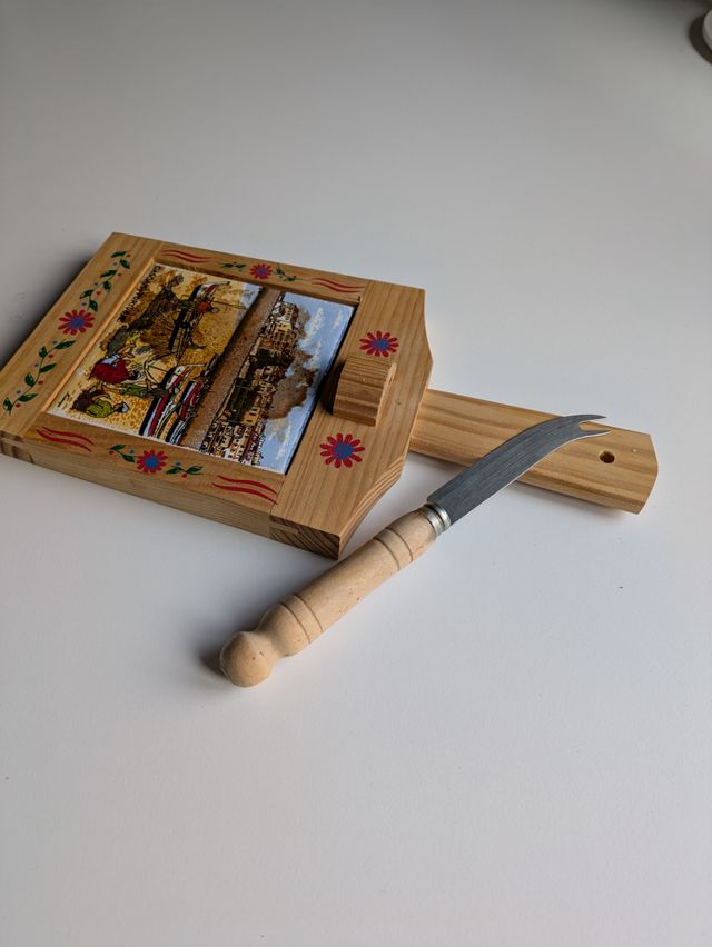 Tabla queso decorativa