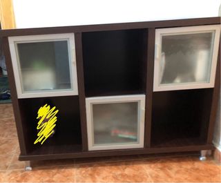 Mueble recibidor con espejo