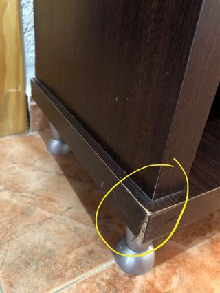 Mueble recibidor con espejo