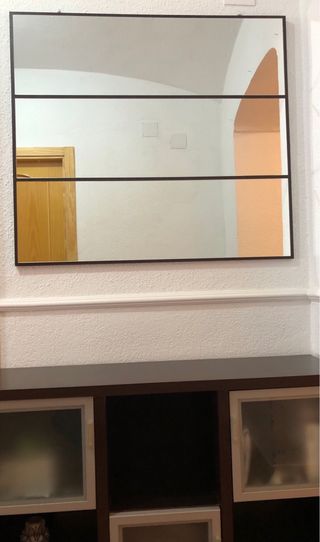 Mueble recibidor con espejo