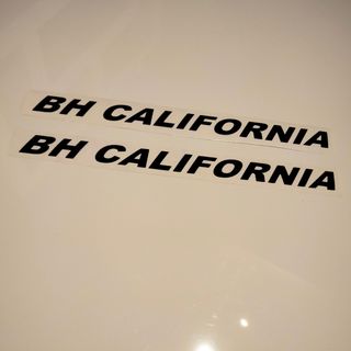 Pegatinas BH California negro brillo