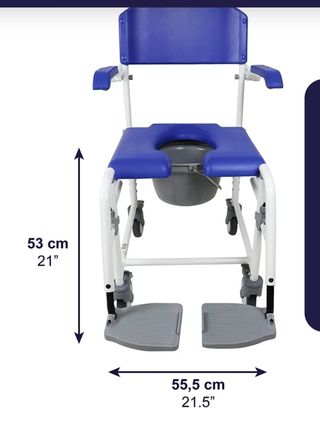 silla ruedas baño discapacitados KMINA 