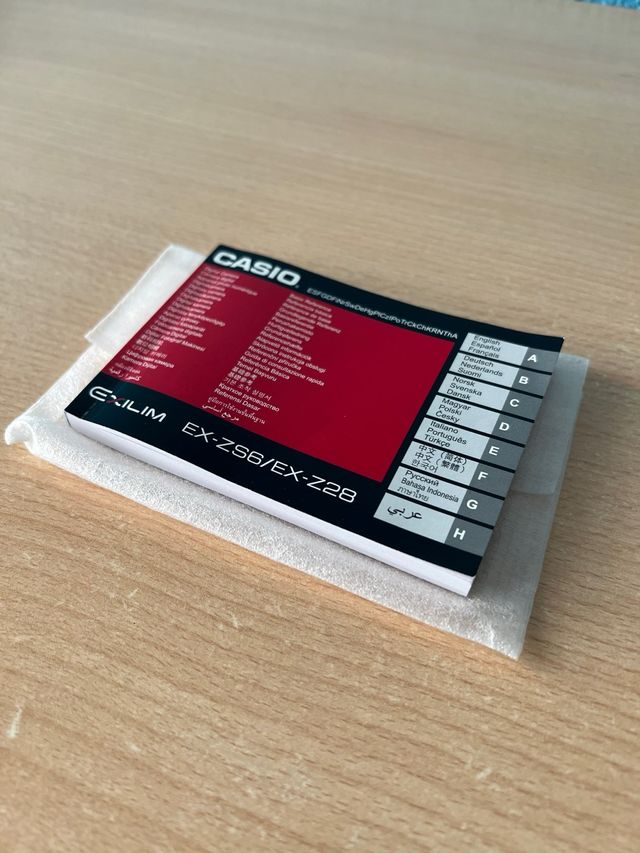 Cámara Casio Compacta