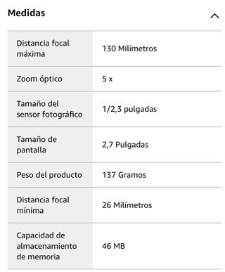 Cámara Casio Compacta