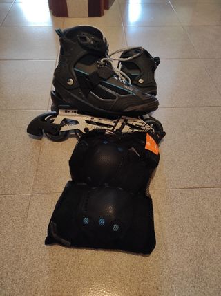 Patines y protecciones