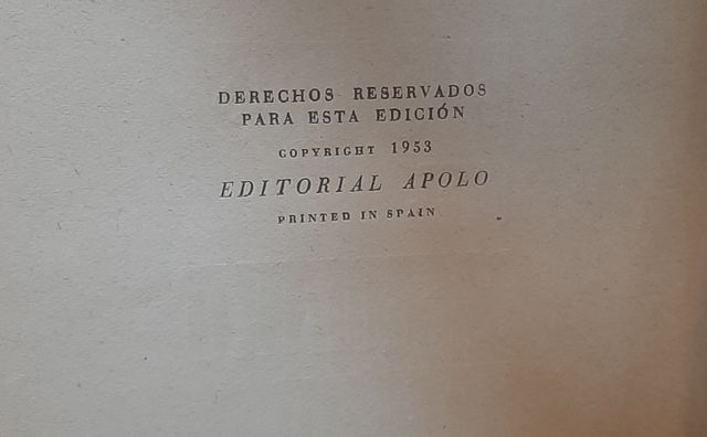 LIBRO ANTIGUO LOS OJOS DEL HERMANO ETERNO 1953