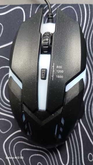 Raton gaming + Alfombrilla gratis