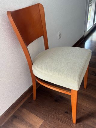 Mesa y 6 sillas de salón