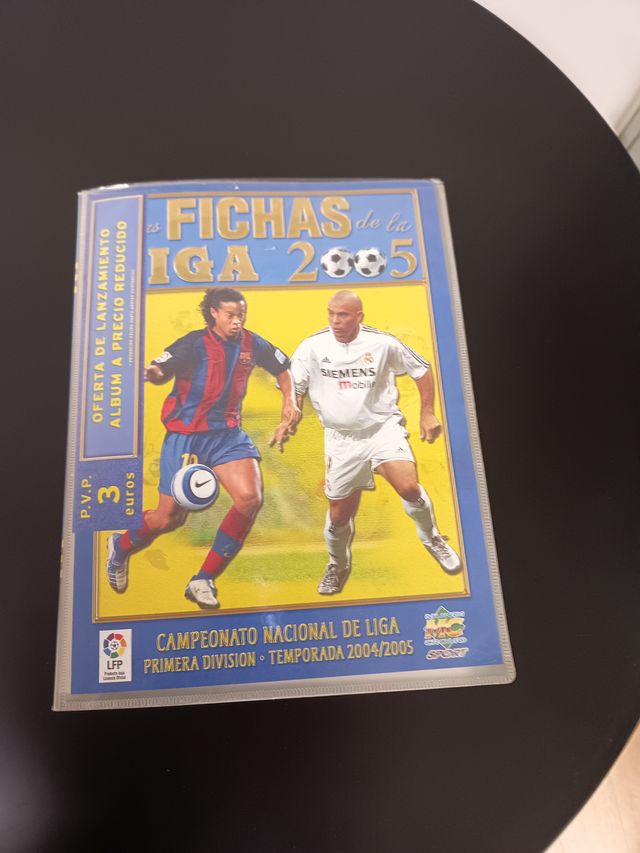 Album las fichas de la liga 2005 *CASI COMPLETO*