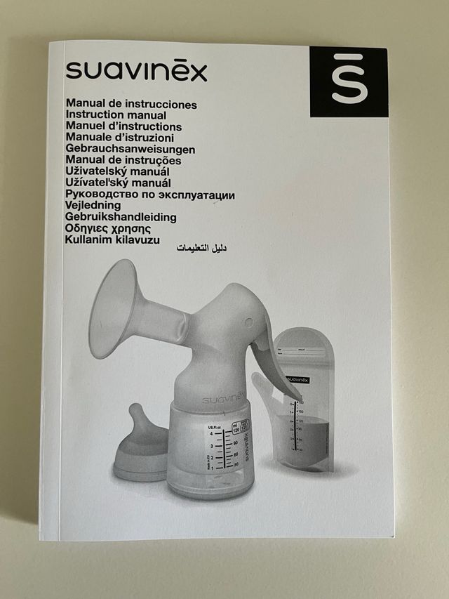 Sacaleches manual Suavinex