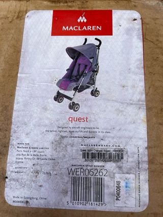Silla de paseo Maclaren Quest