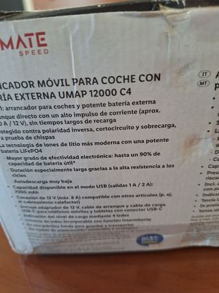 Arrancador de coche 