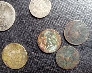 Conjunto monedas antiguas 