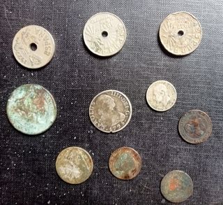 Conjunto monedas antiguas 