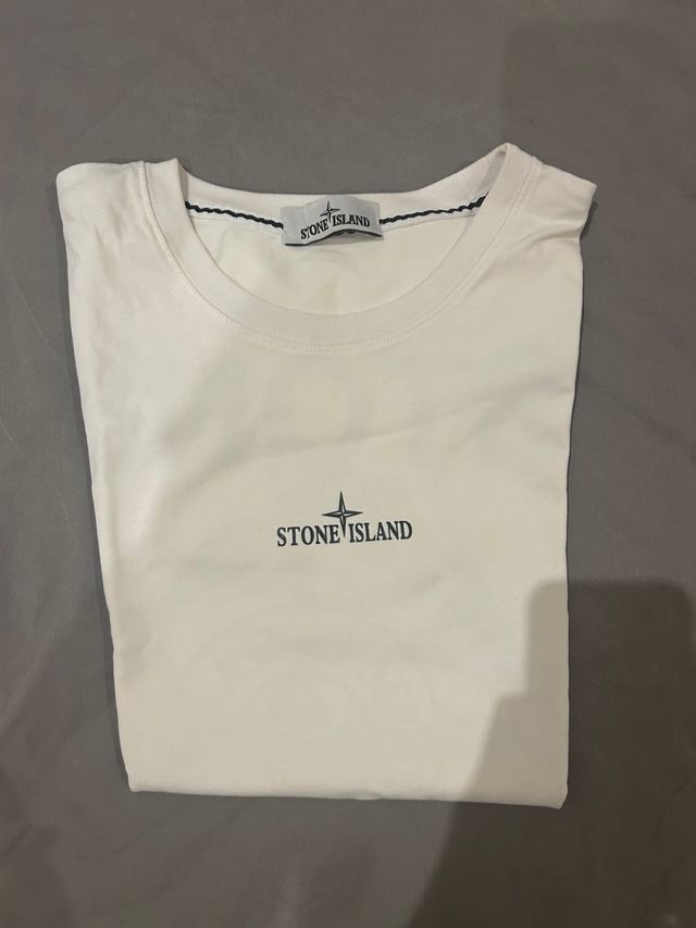 camiseta Stone Island blanca