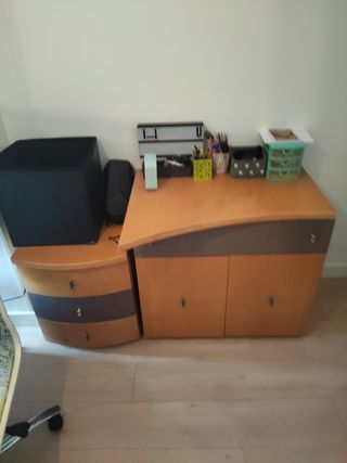 Mueble cajón y baldas