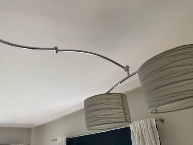 LÁMPARA DE SALÓN DOBLE