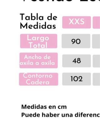 Vestido con etiquetas