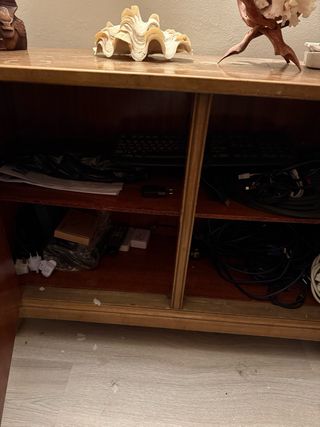 mueble recibidor antiguo hecho a mano