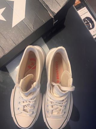 Zapatillas converse chuck taylor 42’5 blancas