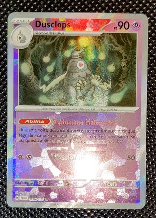 Pokémon - Dusclops Pokéball Evoluzioni Prismatiche